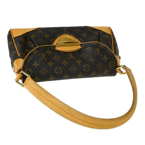 LOUIS VUITTON Logo Beverly MM Shoulder Bag Monogram Leather - Picture 13 of 13